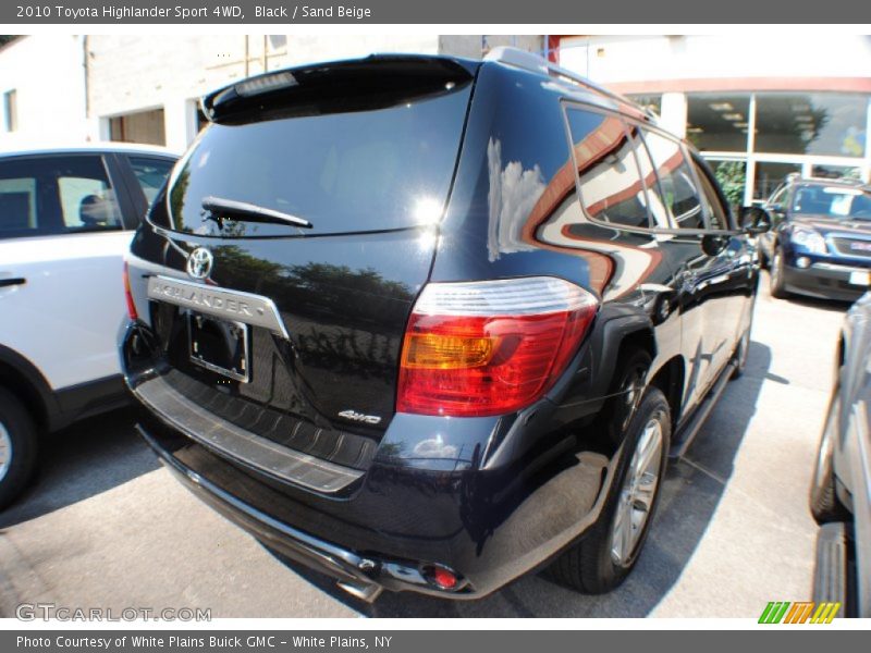 Black / Sand Beige 2010 Toyota Highlander Sport 4WD