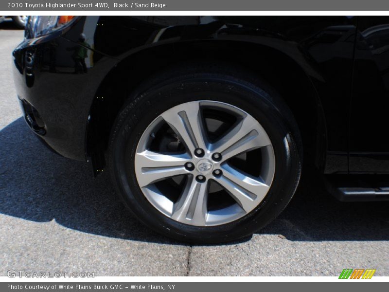 Black / Sand Beige 2010 Toyota Highlander Sport 4WD