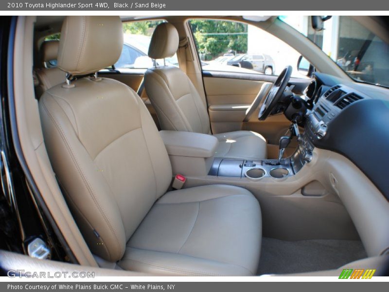  2010 Highlander Sport 4WD Sand Beige Interior