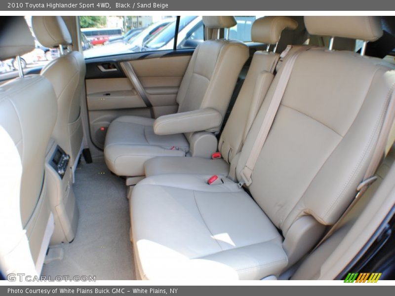 Rear Seat of 2010 Highlander Sport 4WD