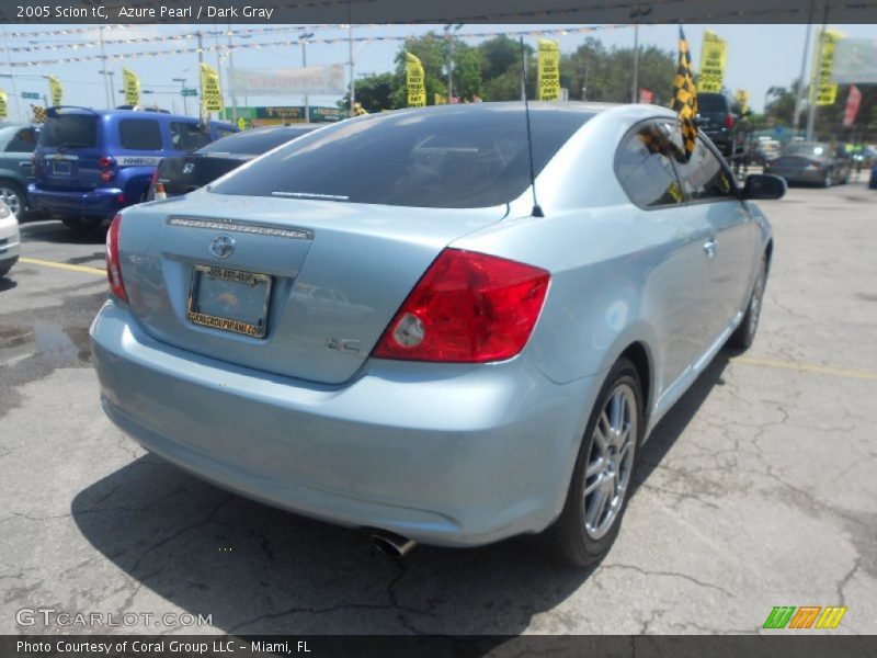 Azure Pearl / Dark Gray 2005 Scion tC