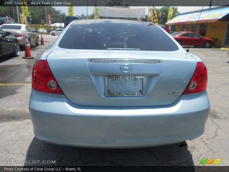 Azure Pearl / Dark Gray 2005 Scion tC