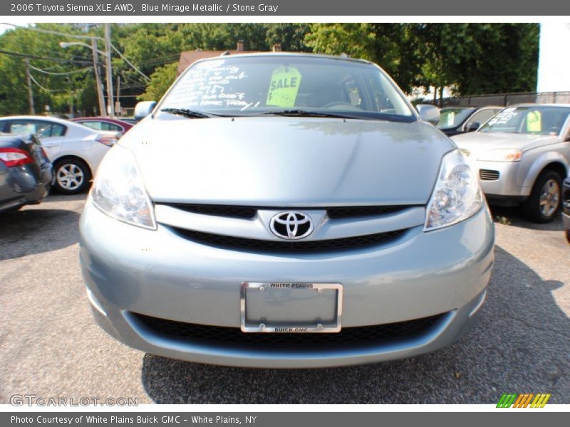 Blue Mirage Metallic / Stone Gray 2006 Toyota Sienna XLE AWD