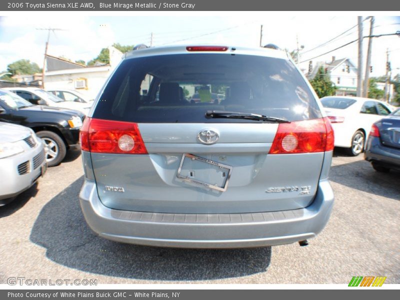 Blue Mirage Metallic / Stone Gray 2006 Toyota Sienna XLE AWD