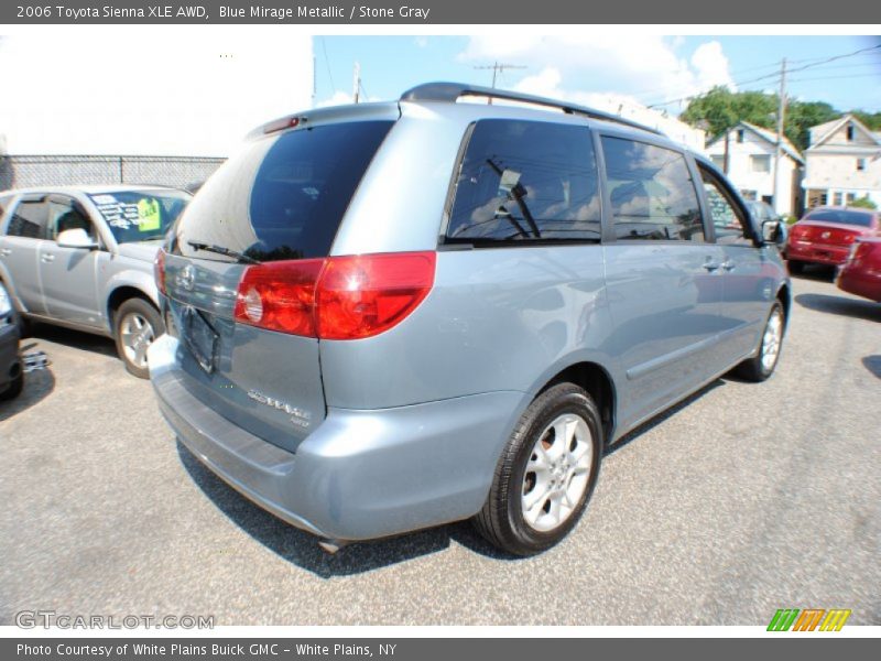 Blue Mirage Metallic / Stone Gray 2006 Toyota Sienna XLE AWD