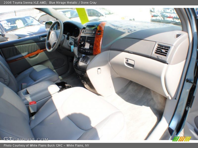 Blue Mirage Metallic / Stone Gray 2006 Toyota Sienna XLE AWD