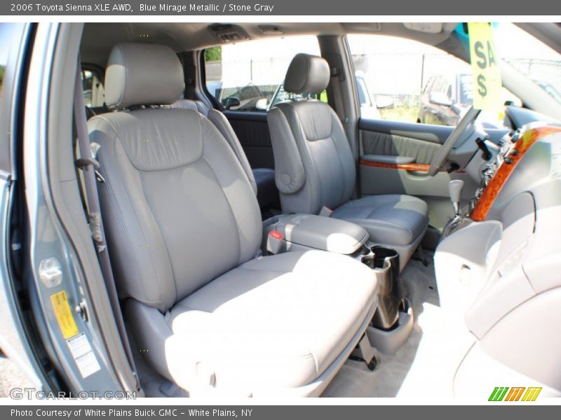Blue Mirage Metallic / Stone Gray 2006 Toyota Sienna XLE AWD