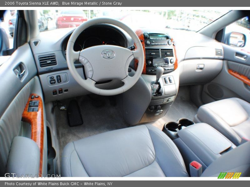 Blue Mirage Metallic / Stone Gray 2006 Toyota Sienna XLE AWD