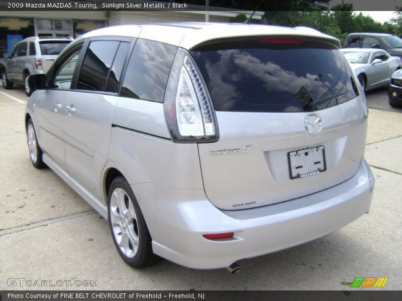 Sunlight Silver Metallic / Black 2009 Mazda MAZDA5 Touring