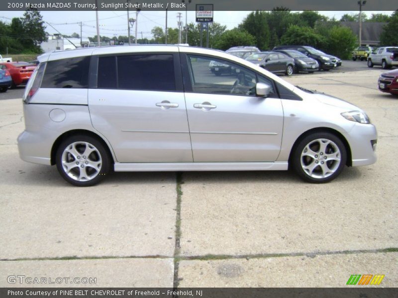 Sunlight Silver Metallic / Black 2009 Mazda MAZDA5 Touring