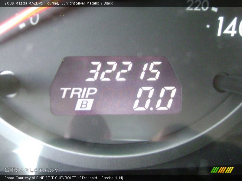 Sunlight Silver Metallic / Black 2009 Mazda MAZDA5 Touring