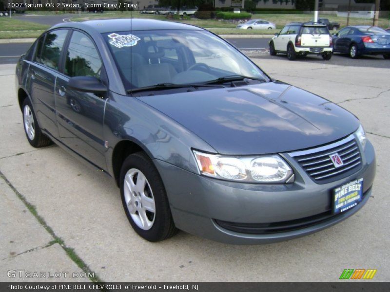 Storm Gray / Gray 2007 Saturn ION 2 Sedan