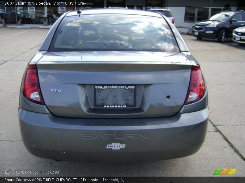 Storm Gray / Gray 2007 Saturn ION 2 Sedan