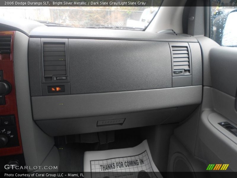 Bright Silver Metallic / Dark Slate Gray/Light Slate Gray 2006 Dodge Durango SLT