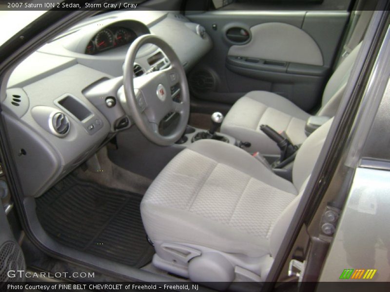 Storm Gray / Gray 2007 Saturn ION 2 Sedan