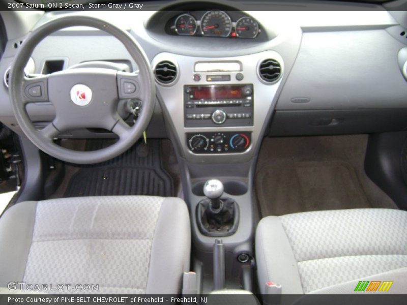 Storm Gray / Gray 2007 Saturn ION 2 Sedan