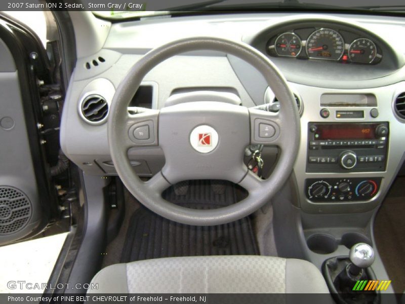 Storm Gray / Gray 2007 Saturn ION 2 Sedan