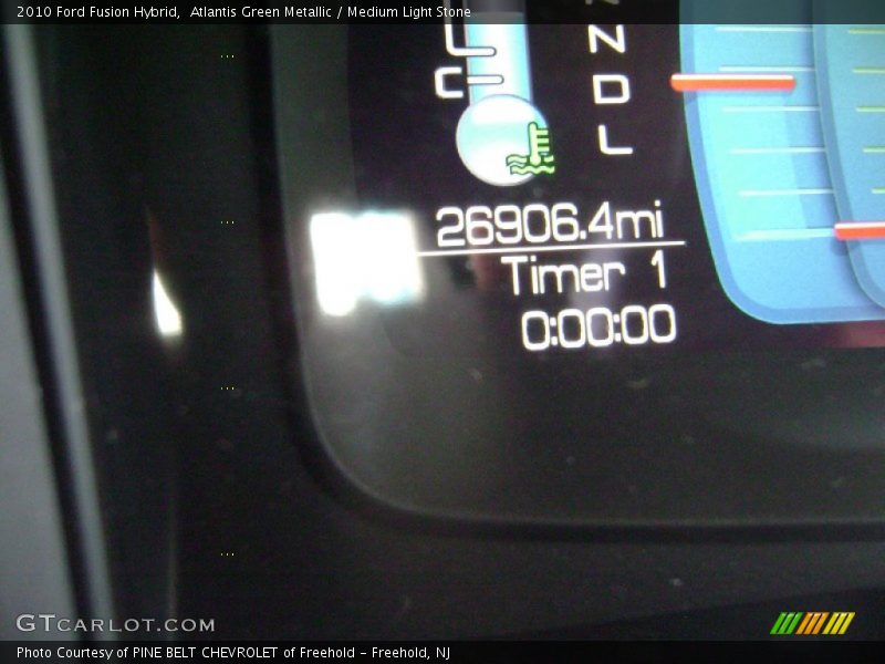 Atlantis Green Metallic / Medium Light Stone 2010 Ford Fusion Hybrid