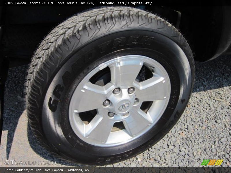 Black Sand Pearl / Graphite Gray 2009 Toyota Tacoma V6 TRD Sport Double Cab 4x4