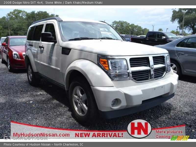 Stone White / Dark Khaki/Medium Khaki 2008 Dodge Nitro SXT 4x4