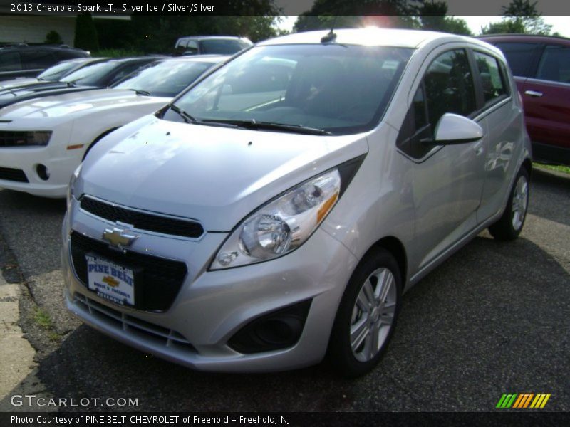 Silver Ice / Silver/Silver 2013 Chevrolet Spark LT