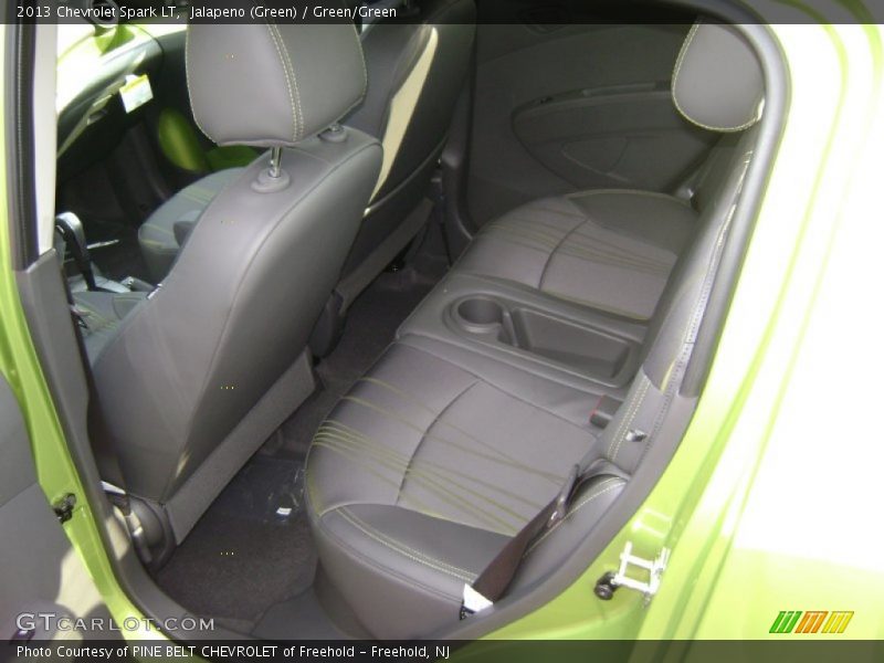 Jalapeno (Green) / Green/Green 2013 Chevrolet Spark LT