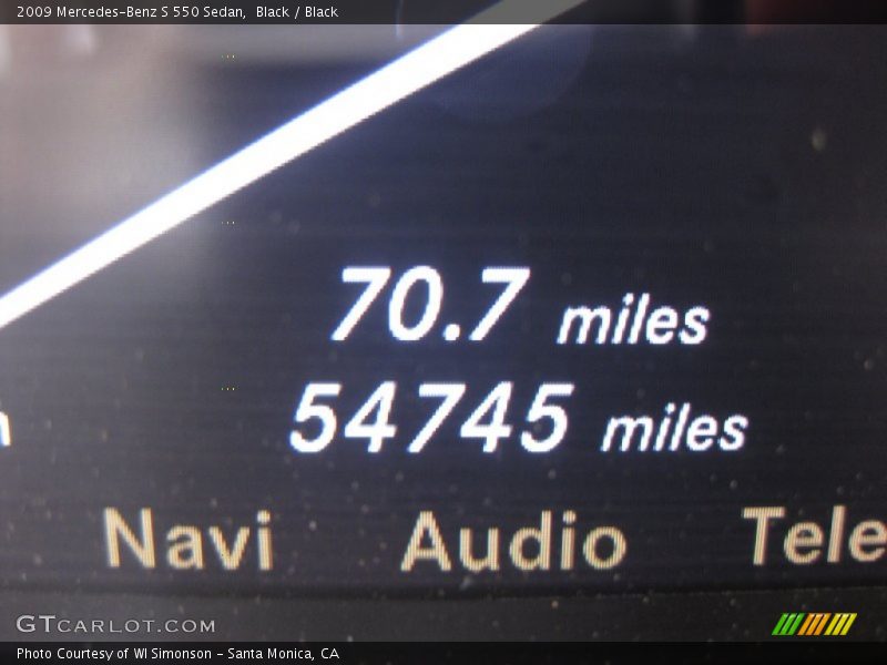Black / Black 2009 Mercedes-Benz S 550 Sedan