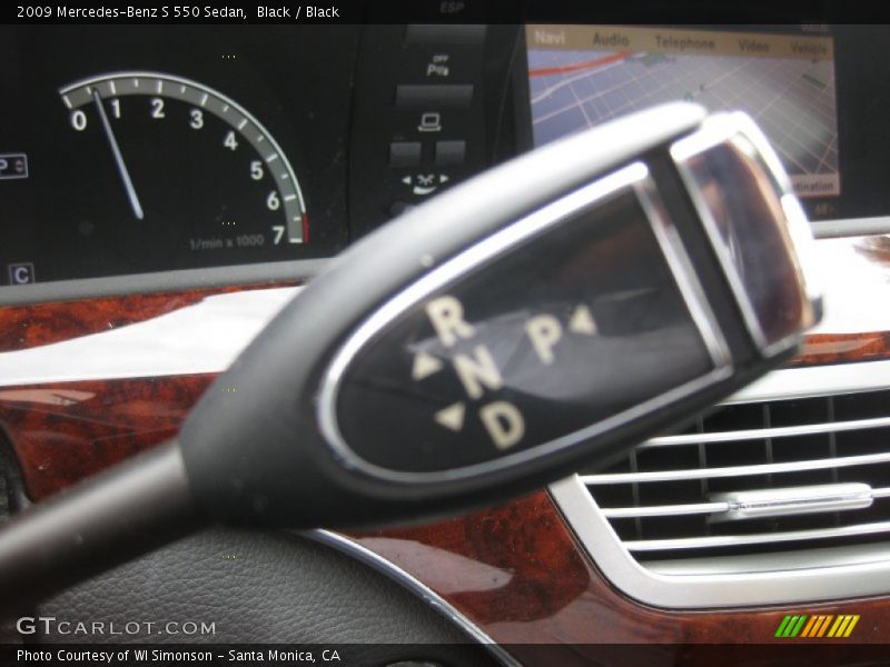Black / Black 2009 Mercedes-Benz S 550 Sedan