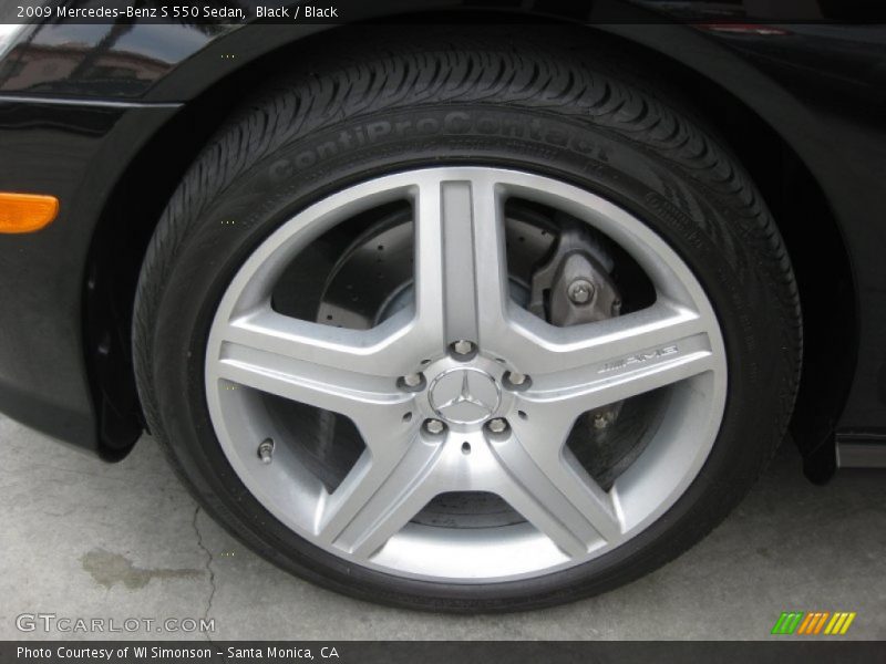 Black / Black 2009 Mercedes-Benz S 550 Sedan