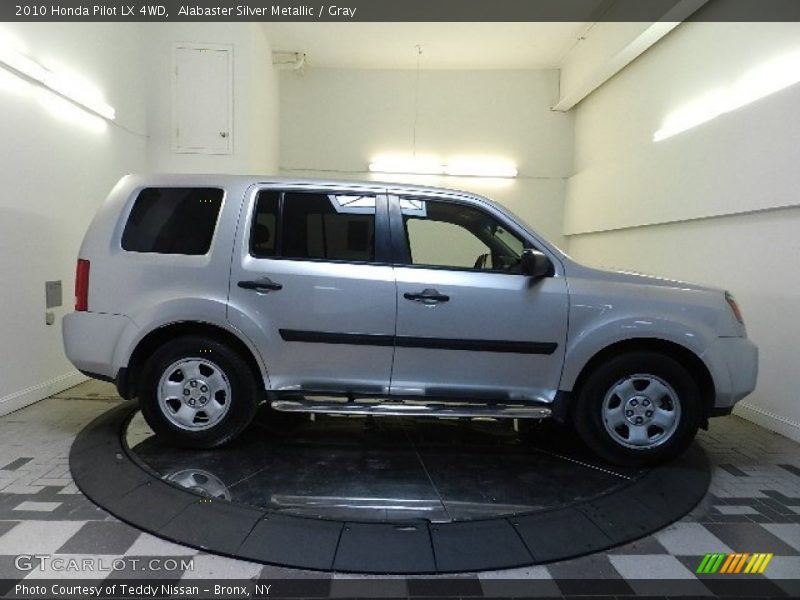 Alabaster Silver Metallic / Gray 2010 Honda Pilot LX 4WD