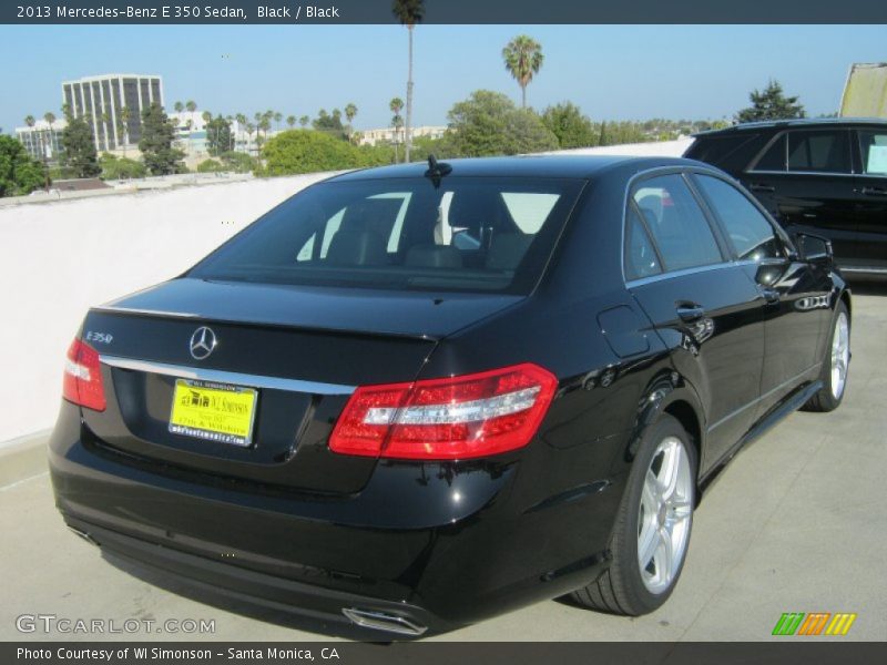Black / Black 2013 Mercedes-Benz E 350 Sedan