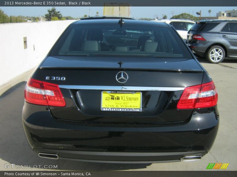 Black / Black 2013 Mercedes-Benz E 350 Sedan