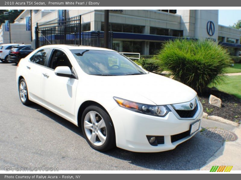 Premium White Pearl / Ebony 2010 Acura TSX Sedan