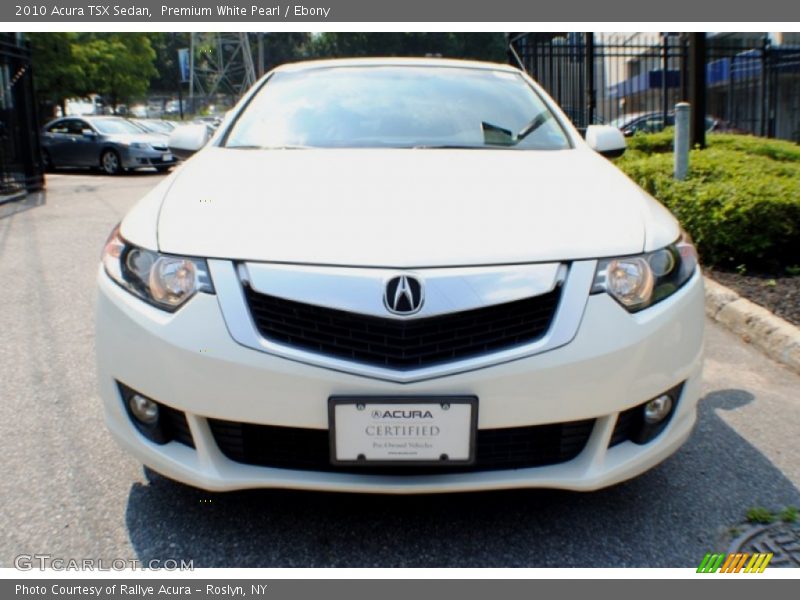 Premium White Pearl / Ebony 2010 Acura TSX Sedan