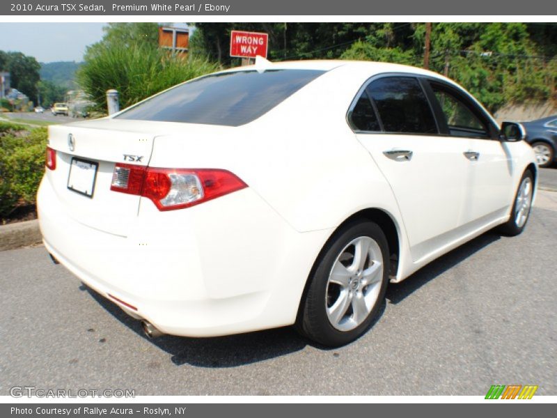 Premium White Pearl / Ebony 2010 Acura TSX Sedan