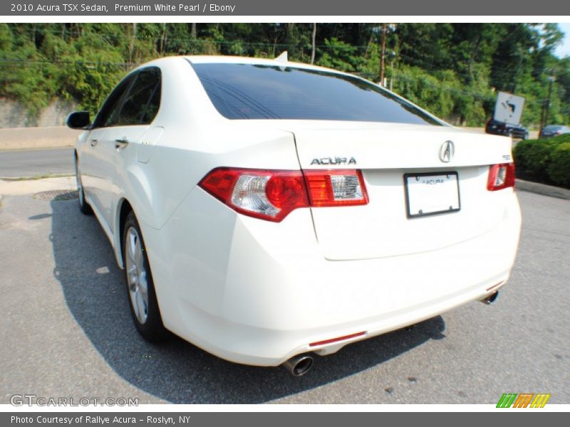 Premium White Pearl / Ebony 2010 Acura TSX Sedan
