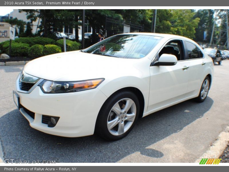 Premium White Pearl / Ebony 2010 Acura TSX Sedan