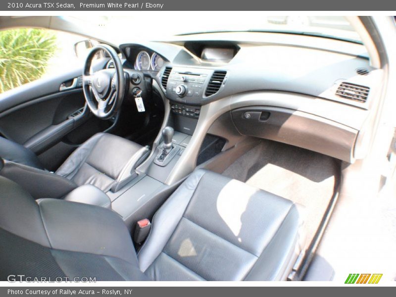 Premium White Pearl / Ebony 2010 Acura TSX Sedan