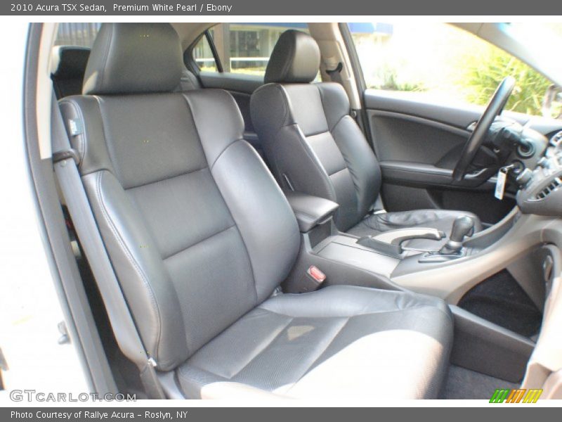 Premium White Pearl / Ebony 2010 Acura TSX Sedan