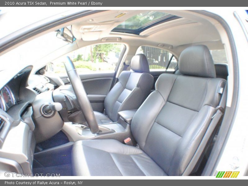 Premium White Pearl / Ebony 2010 Acura TSX Sedan