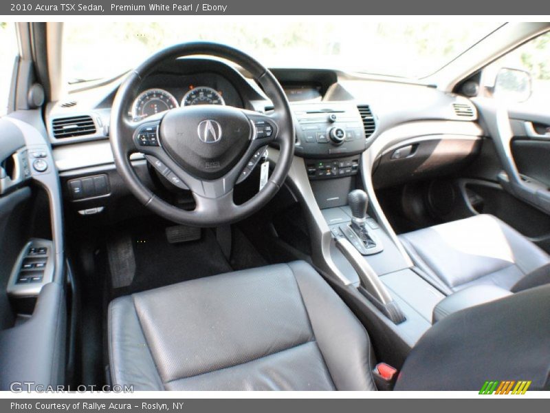 Premium White Pearl / Ebony 2010 Acura TSX Sedan
