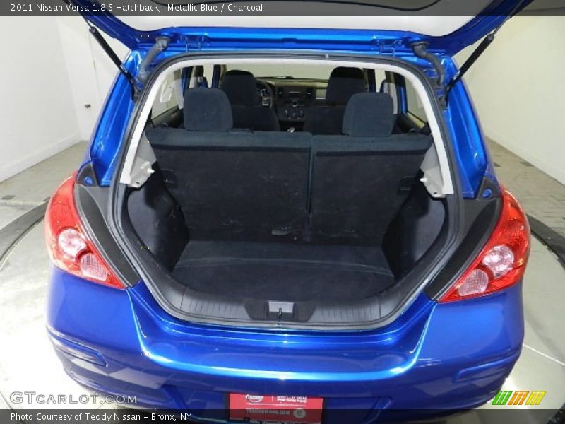 Metallic Blue / Charcoal 2011 Nissan Versa 1.8 S Hatchback