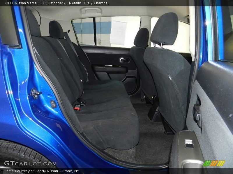 Metallic Blue / Charcoal 2011 Nissan Versa 1.8 S Hatchback