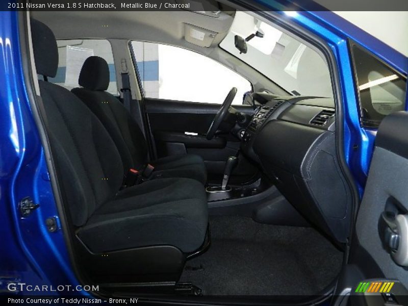 Metallic Blue / Charcoal 2011 Nissan Versa 1.8 S Hatchback