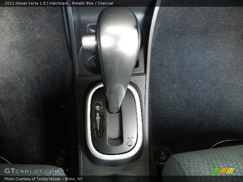 Metallic Blue / Charcoal 2011 Nissan Versa 1.8 S Hatchback