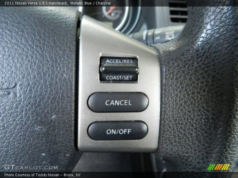 Metallic Blue / Charcoal 2011 Nissan Versa 1.8 S Hatchback