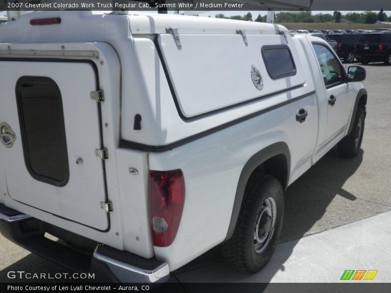 Summit White / Medium Pewter 2007 Chevrolet Colorado Work Truck Regular Cab