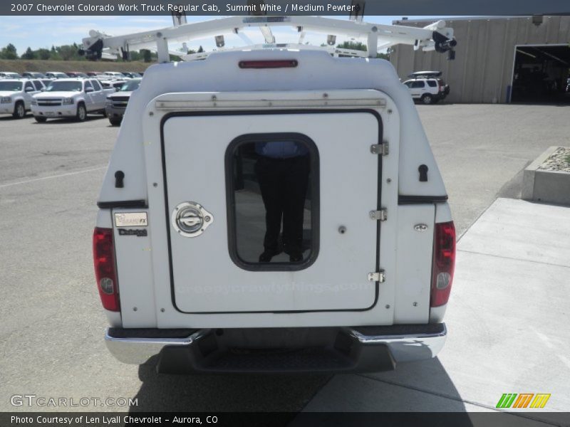 Summit White / Medium Pewter 2007 Chevrolet Colorado Work Truck Regular Cab
