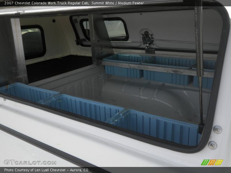 Summit White / Medium Pewter 2007 Chevrolet Colorado Work Truck Regular Cab