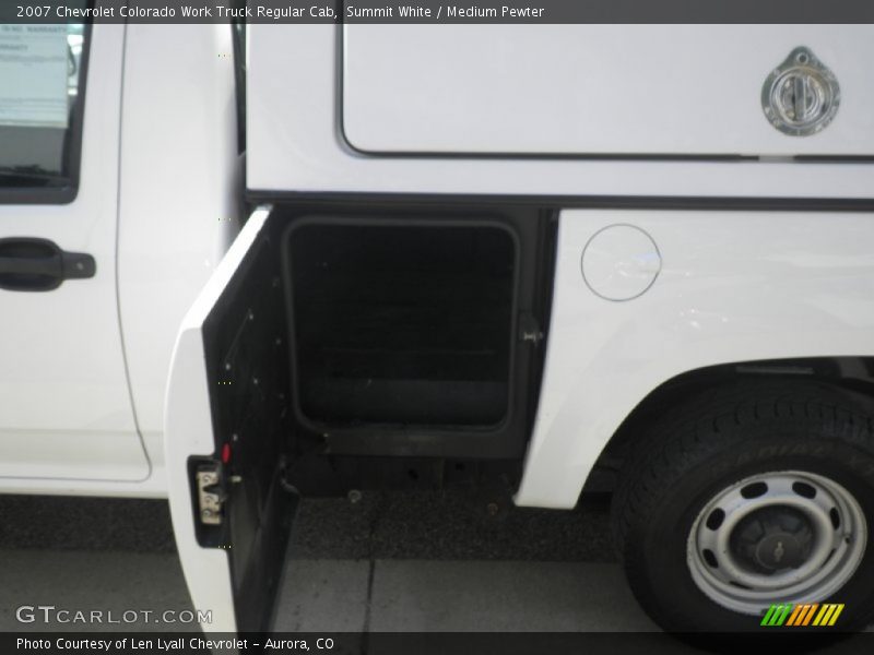 Summit White / Medium Pewter 2007 Chevrolet Colorado Work Truck Regular Cab